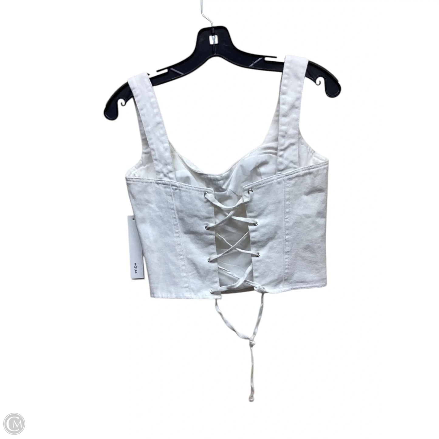Top Sleeveless By Aqua In White, Size: Xs