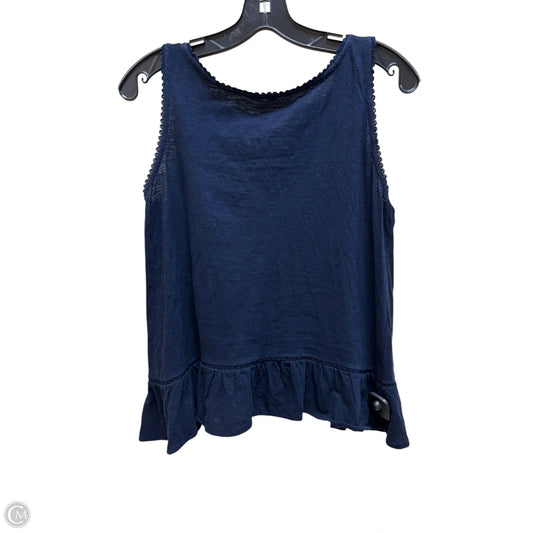 Top Sleeveless By Loft In Blue, Size: Xs