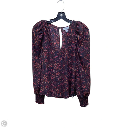 Top Long Sleeve By Allison Joy In Floral Print, Size: Xs