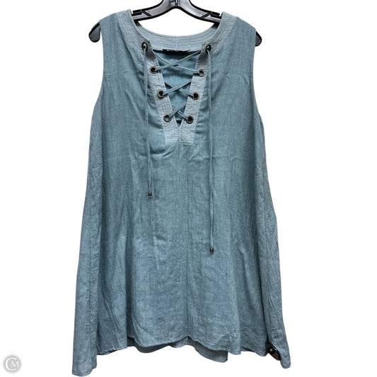 Dress Casual Short By Blu Pepper In Blue, Size: L