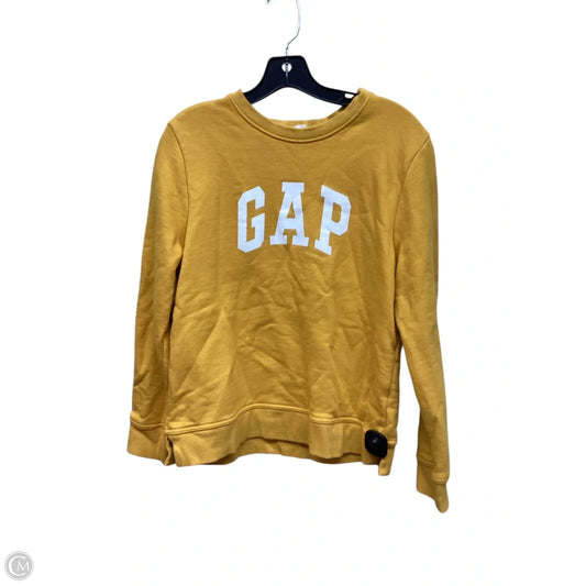 Sweater By Gap In Yellow, Size: M