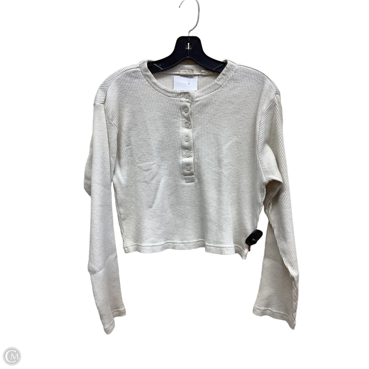 Top Long Sleeve By Levis In Tan, Size: S