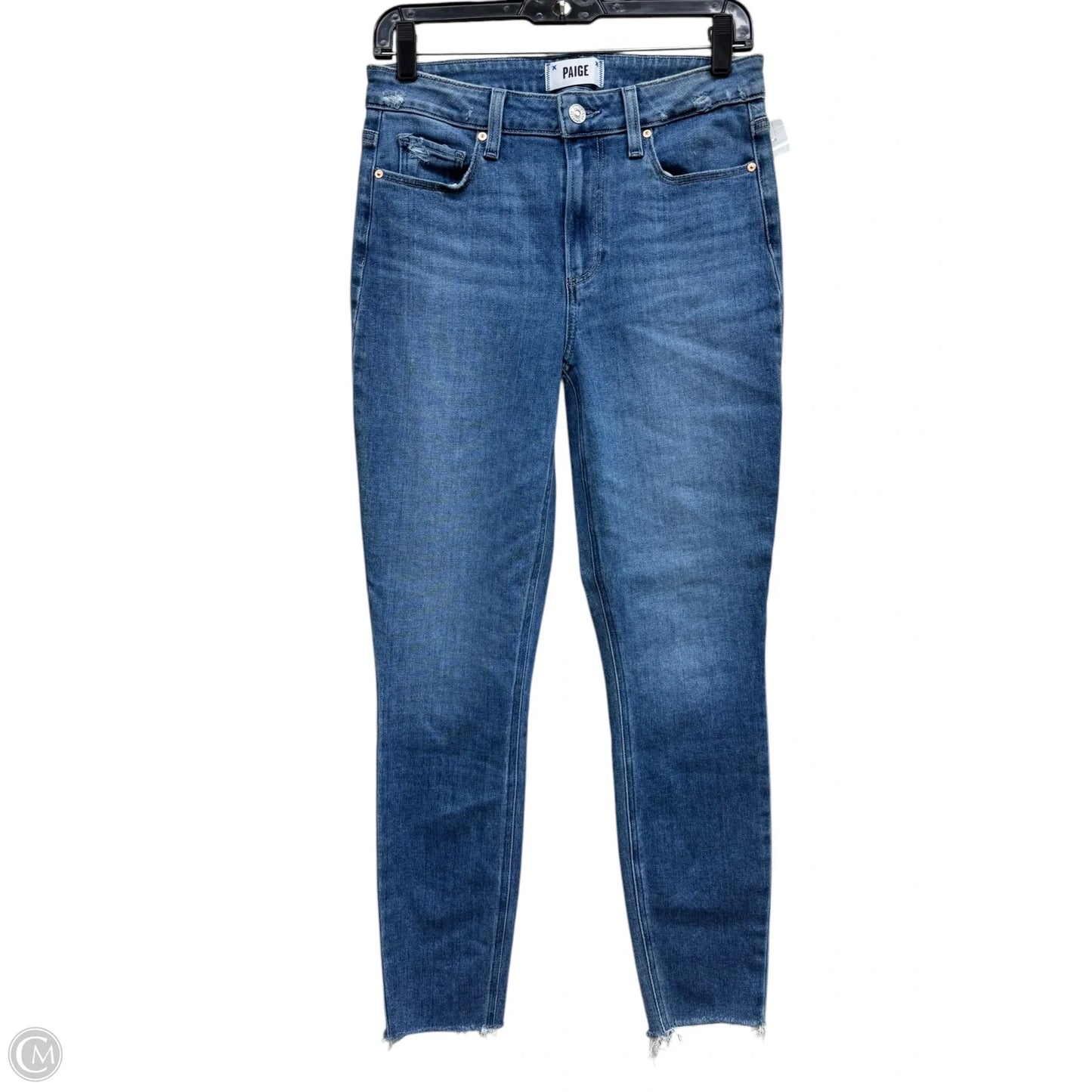 Jeans Skinny By Paige In Blue Denim, Size: 6
