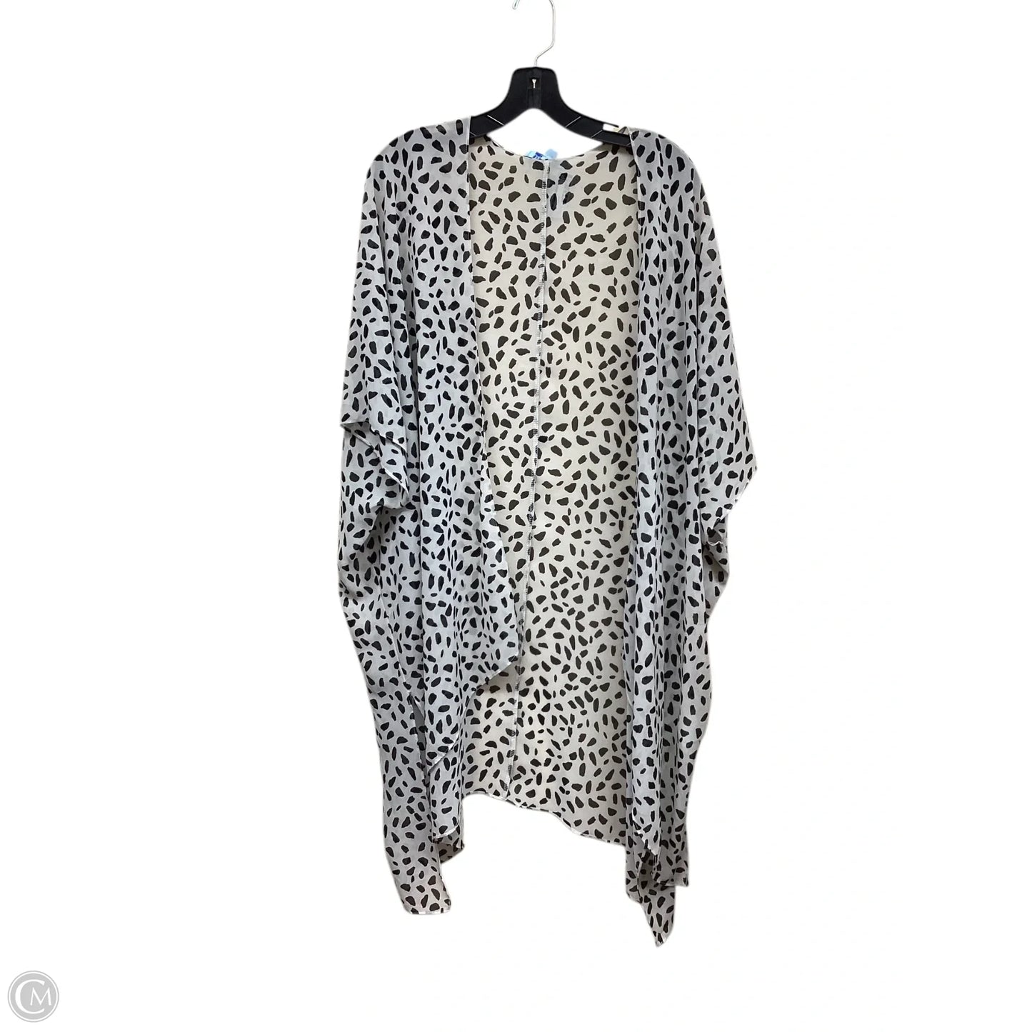 Kimono By She + Sky In Polkadot Pattern, Size: Osfm