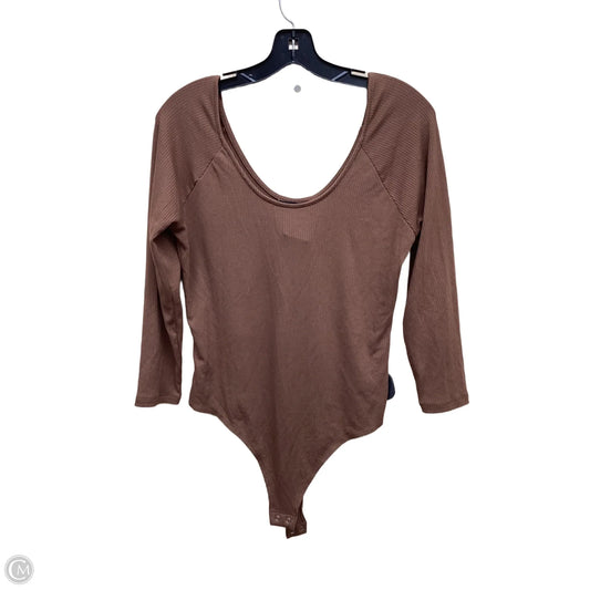 Bodysuit By Banana Republic In Brown, Size: L
