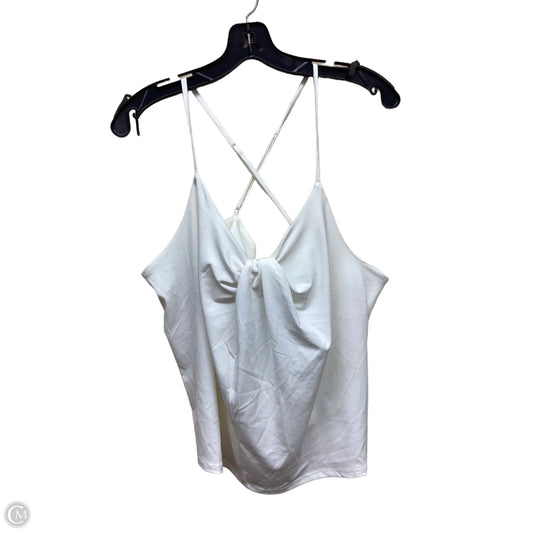 Top Sleeveless By Clothes Mentor In White, Size: Xl