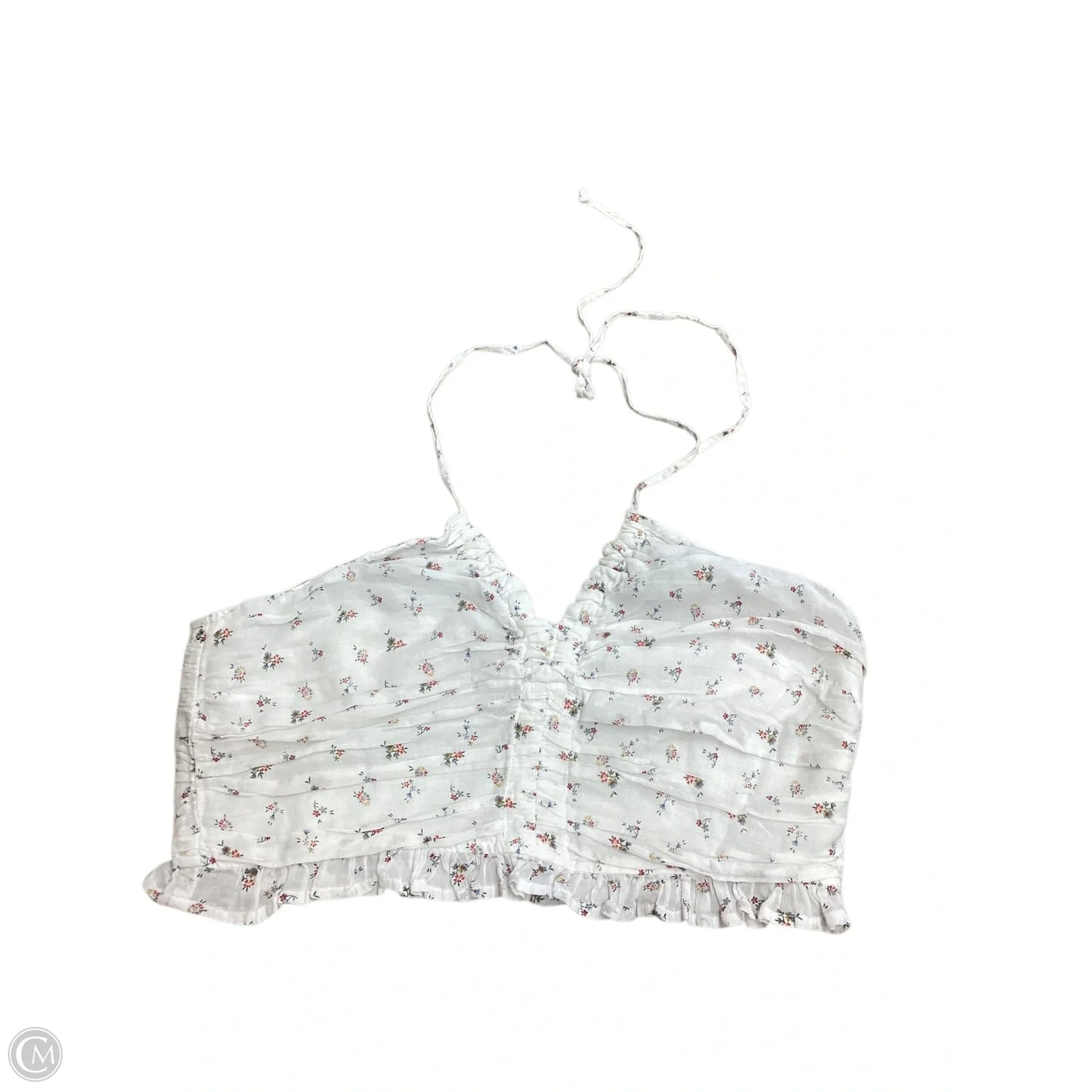 Top Sleeveless By American Eagle In Floral Print, Size: L