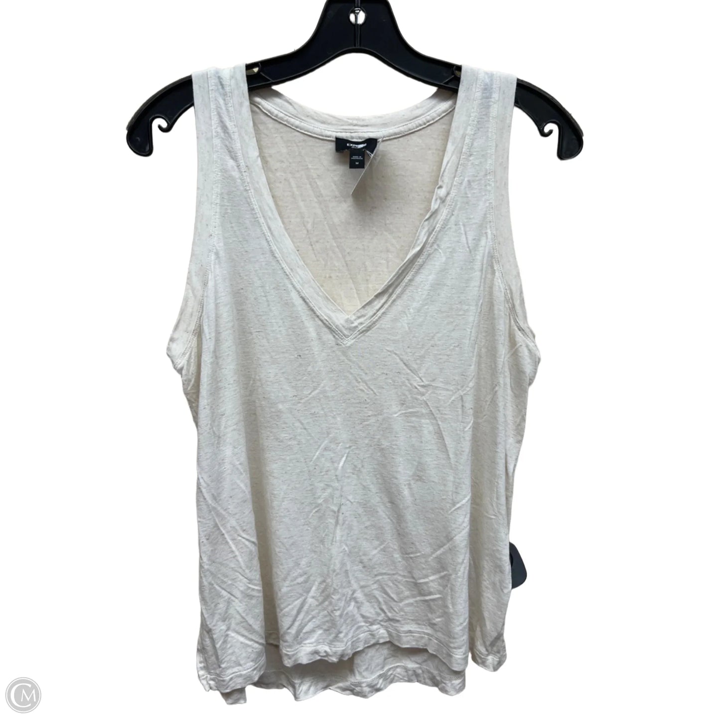 Top Sleeveless By Express In Tan, Size: M