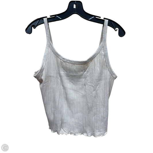 Top Sleeveless By Old Navy In Tan, Size: L