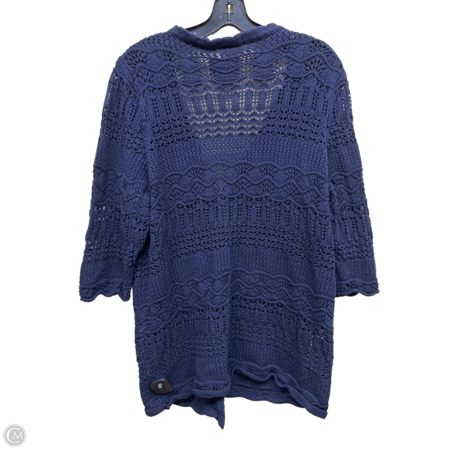 Sweater Cardigan By Blair In Blue, Size: Xl