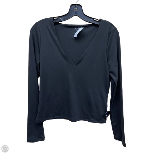 Top Long Sleeve By Old Navy In Black, Size: M