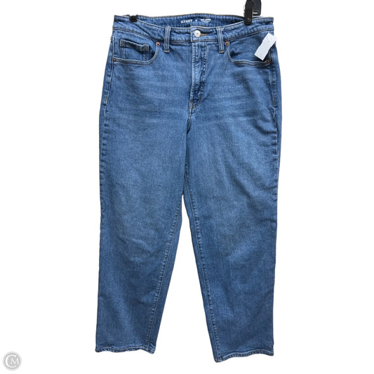 Jeans Straight By Old Navy In Blue Denim, Size: 12