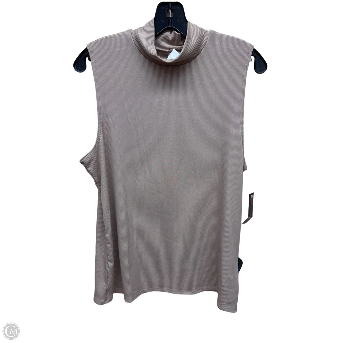 Top Sleeveless By No Boundaries In Tan, Size: Xxl