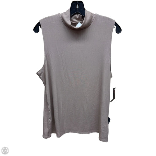 Top Sleeveless By No Boundaries In Tan, Size: Xxl