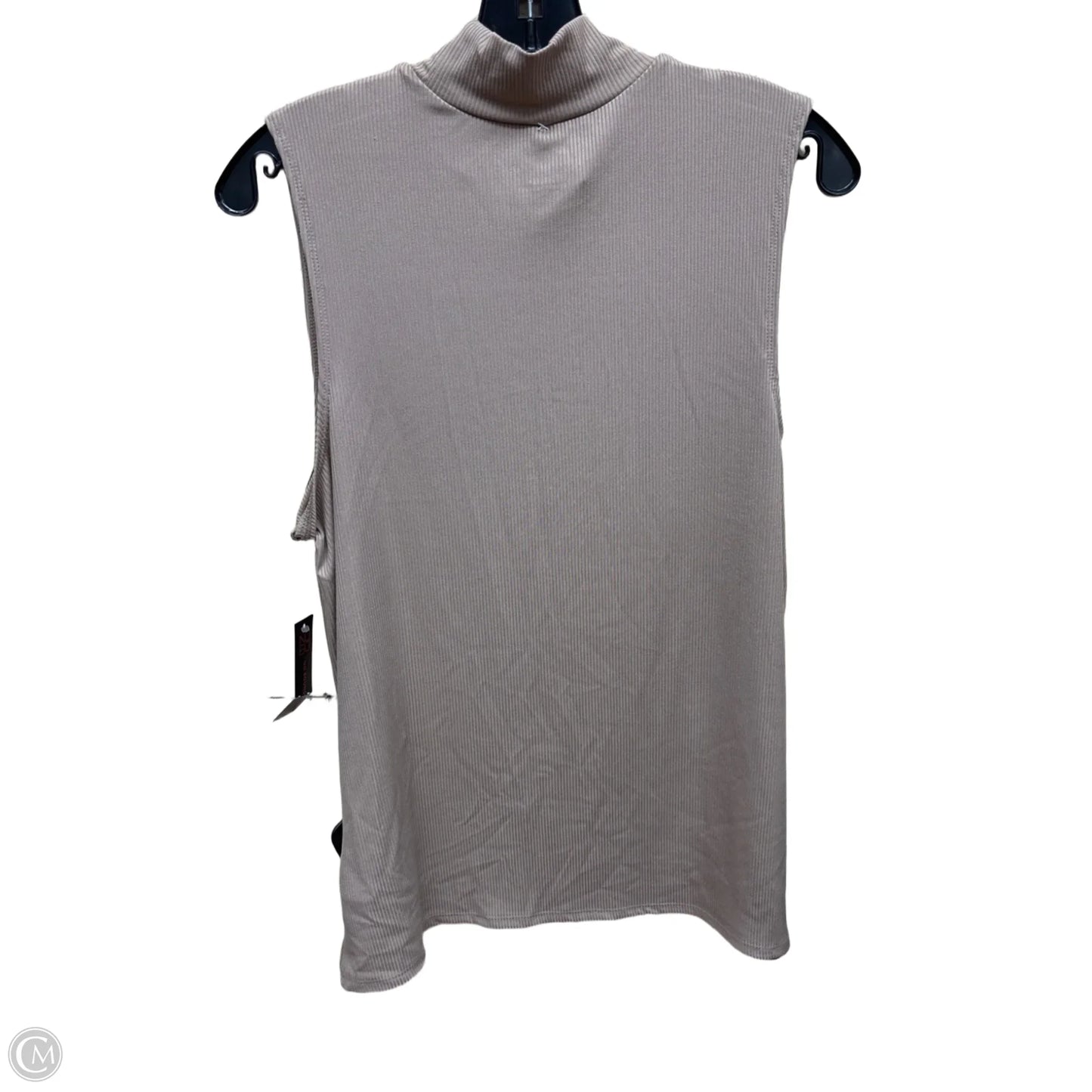 Top Sleeveless By No Boundaries In Tan, Size: Xxl