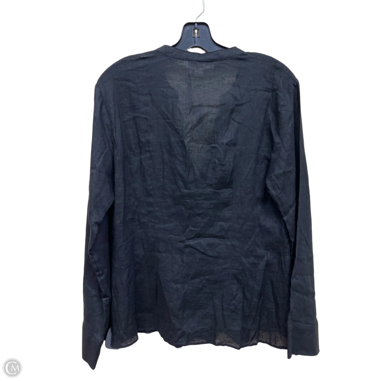 Top Long Sleeve By Michael By Michael Kors In Black, Size: M