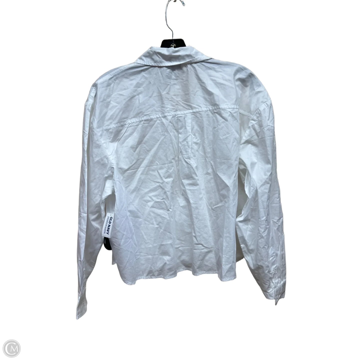 Top Long Sleeve By Old Navy In White, Size: Xl