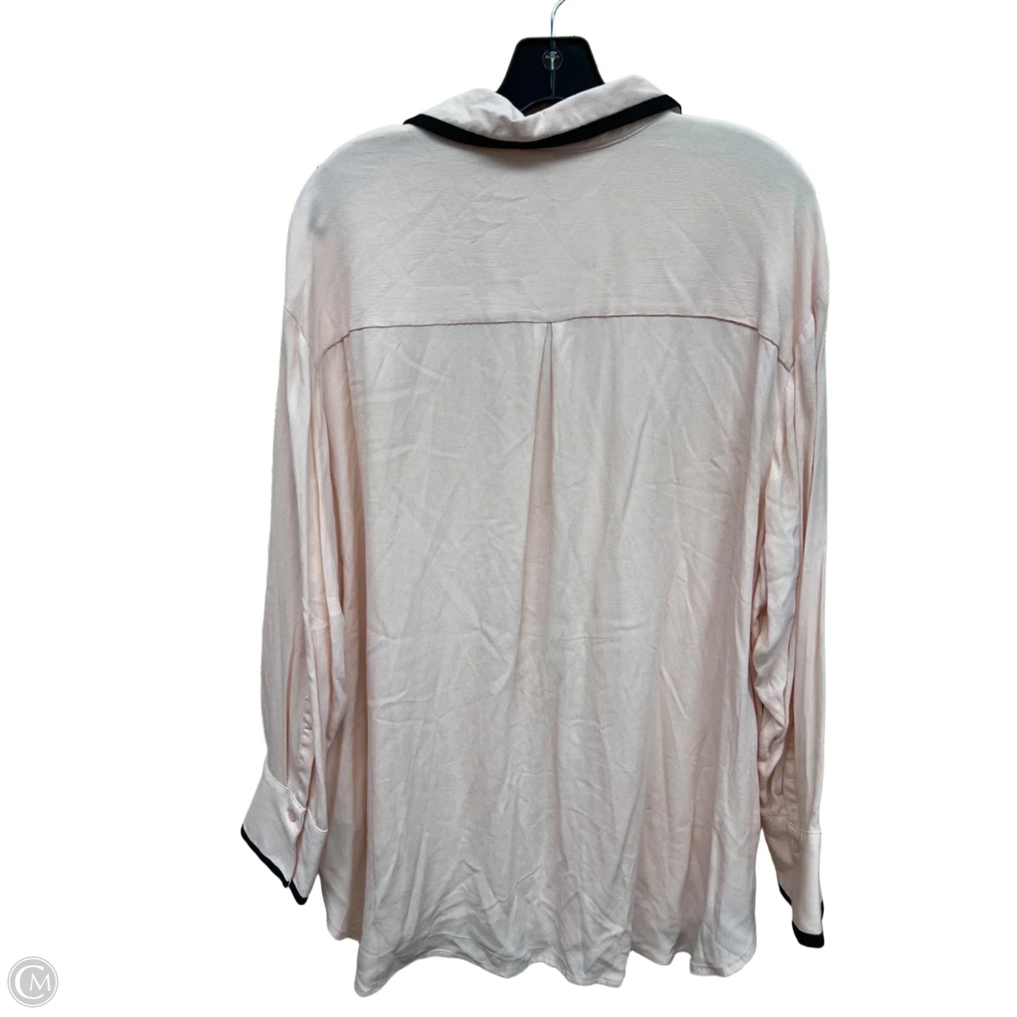 Top Long Sleeve By Old Navy In Black & Pink, Size: Xl