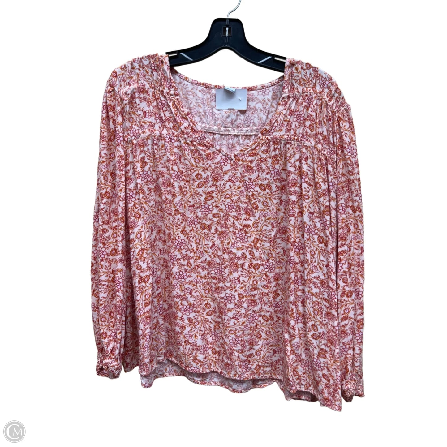 Top Long Sleeve By Old Navy In Floral Print, Size: Xl