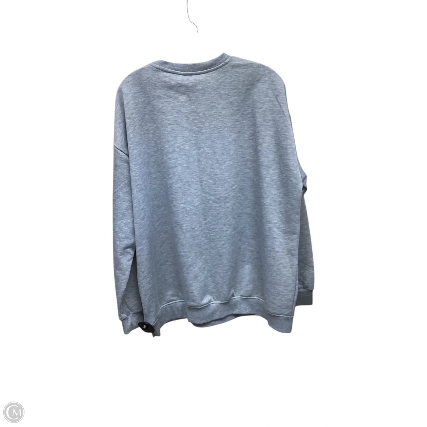 Sweater By Clothes Mentor In Grey, Size: 2x