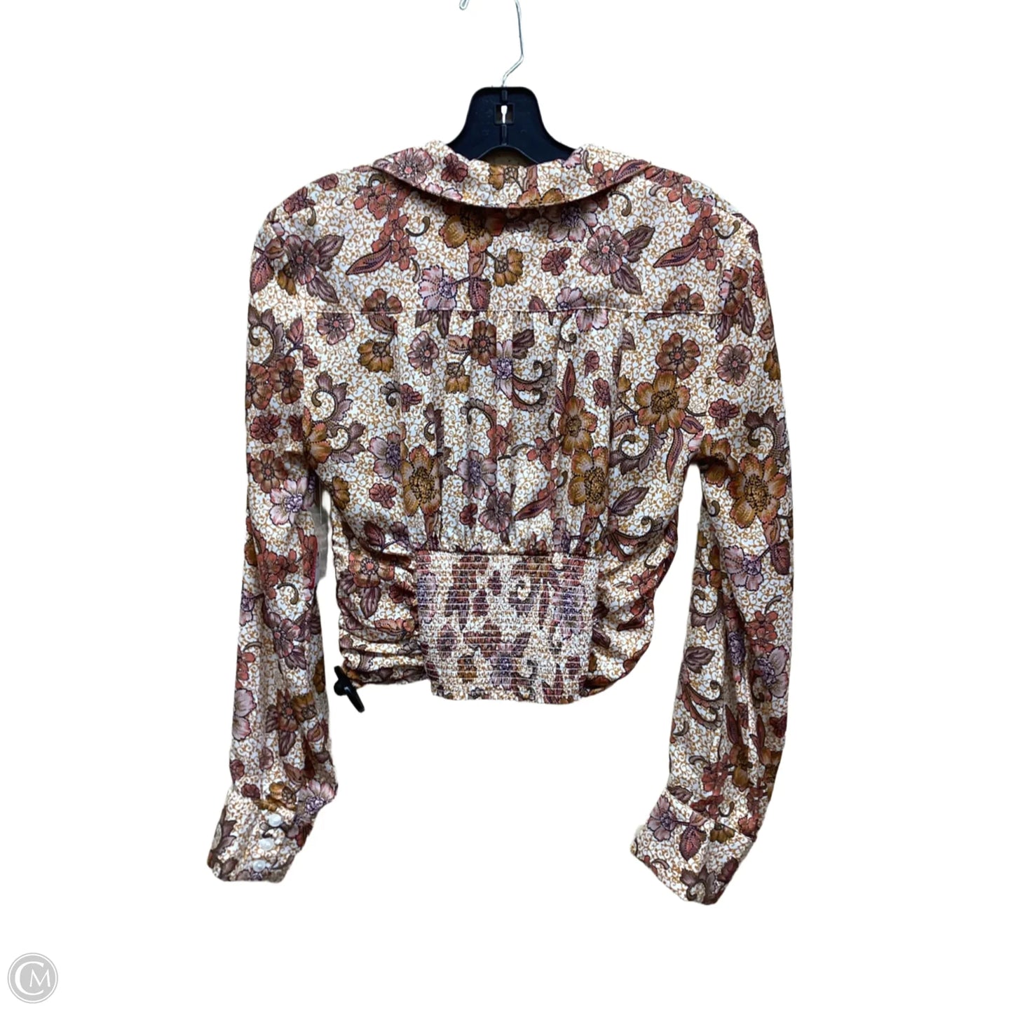 Top Long Sleeve By Free People In Multi-colored, Size: Xs