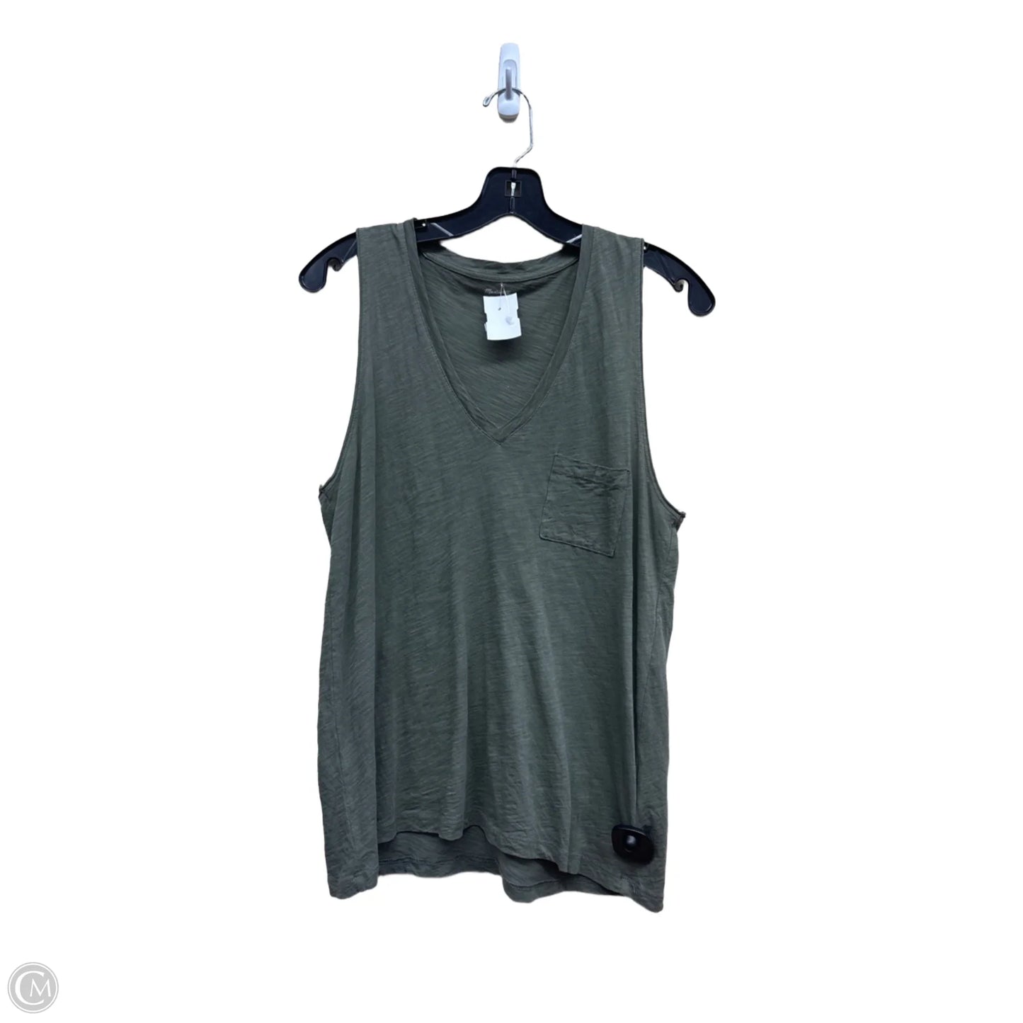 Top Sleeveless By Madewell In Green, Size: S
