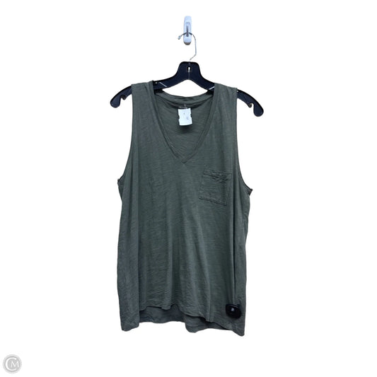 Top Sleeveless By Madewell In Green, Size: S