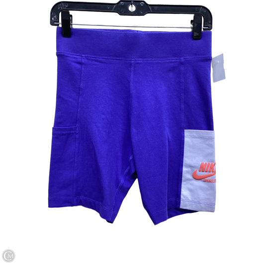Athletic Shorts By Nike In Purple, Size: M