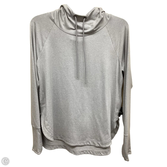 Athletic Sweatshirt Hoodie By Athleta In Grey, Size: S
