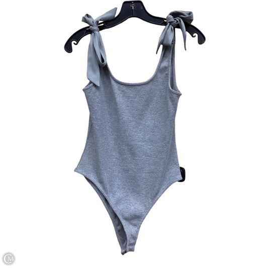 Bodysuit By Clothes Mentor In Grey, Size: M