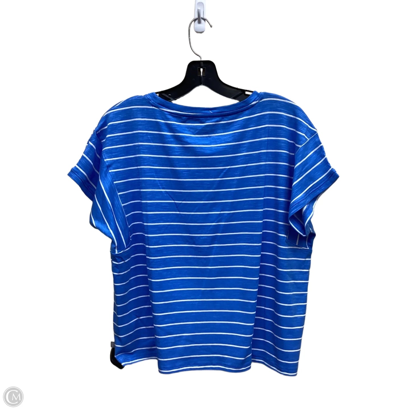 Top Short Sleeve By Talbots In Blue, Size: S