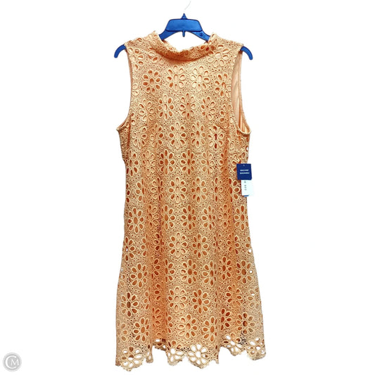 Dress Casual Short By Robbie Bee In Orange, Size: Xl