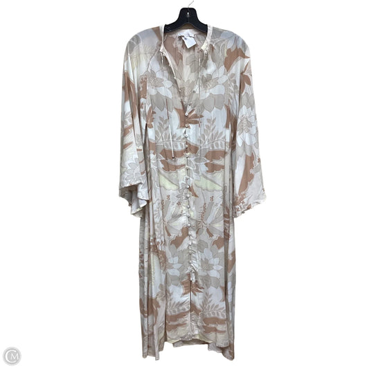 Dress Casual Maxi By Olivaceous In Tan, Size: S