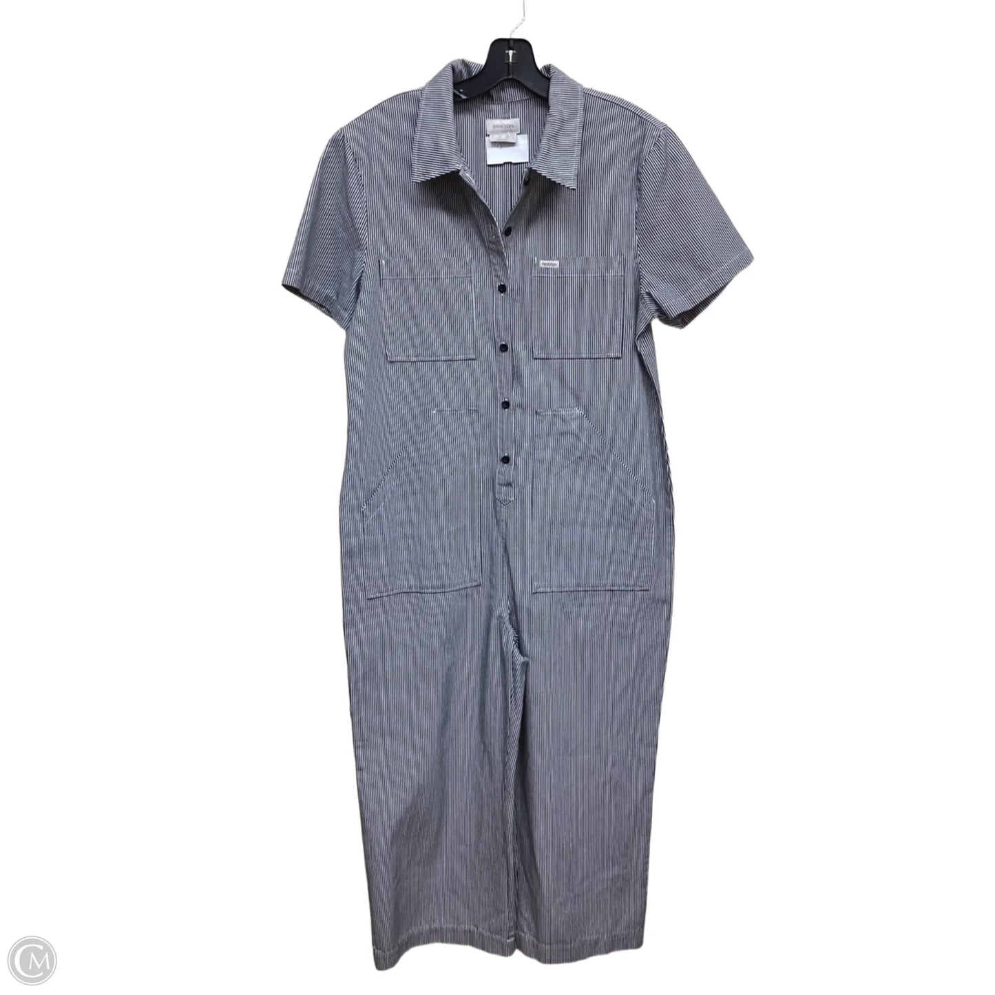 Jumpsuit By Clothes Mentor In Striped Pattern, Size: L