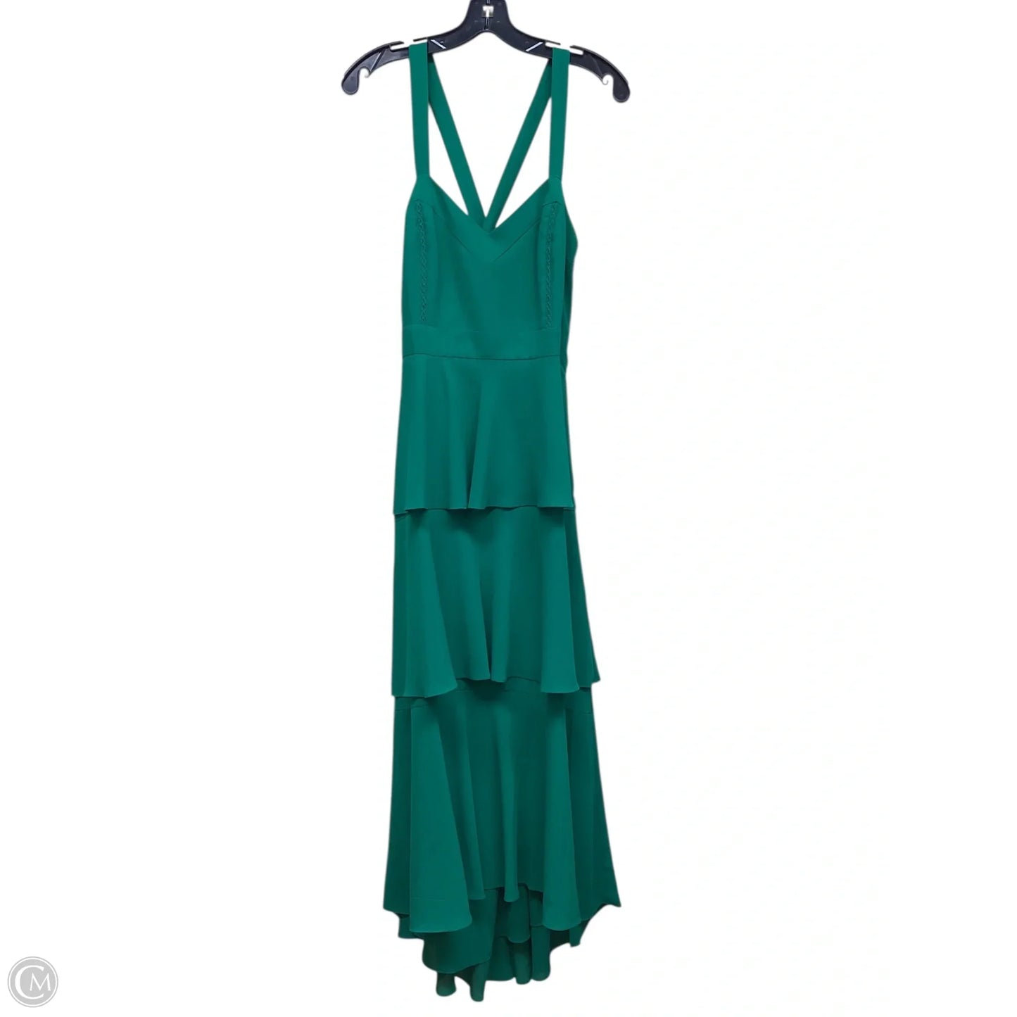 Dress Casual Maxi By Badgley Mischka In Green, Size: M