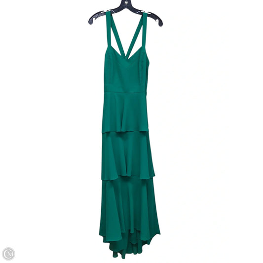 Dress Casual Maxi By Badgley Mischka In Green, Size: M