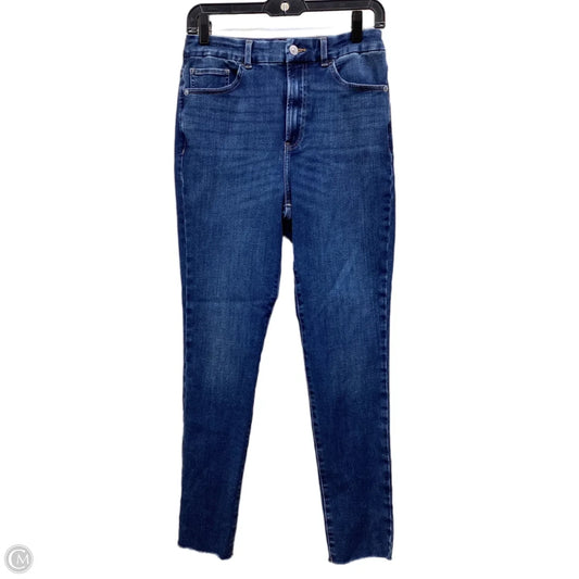 Jeans Skinny By Express In Blue Denim, Size: M