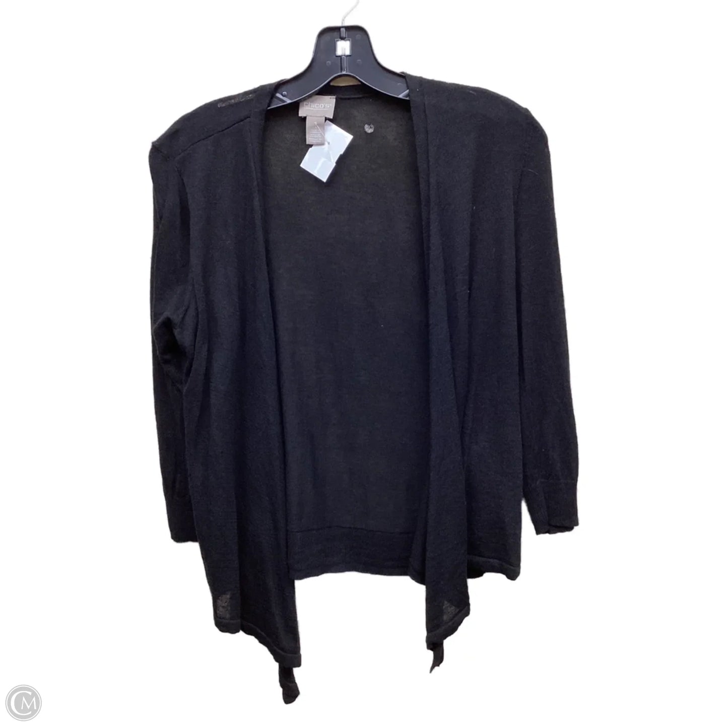 Sweater Cardigan By Chicos In Black, Size: S