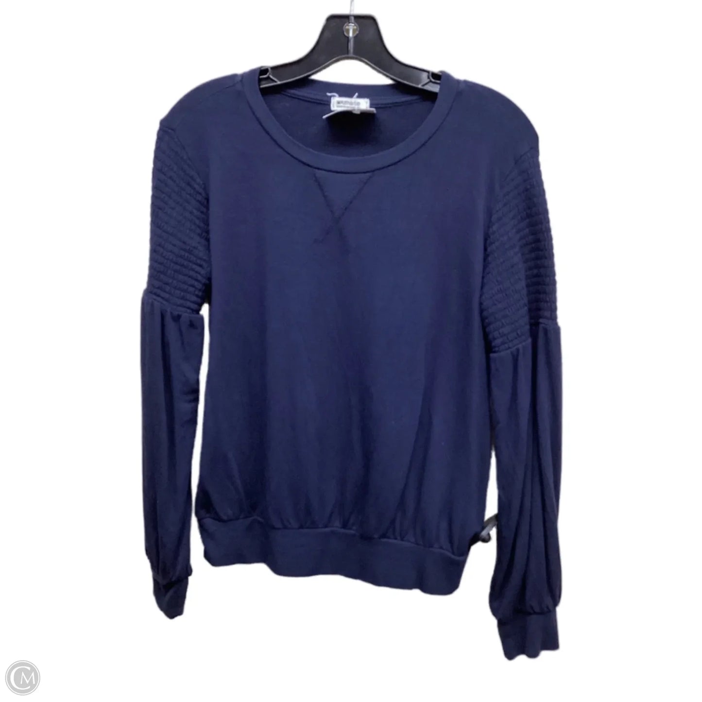 Top Long Sleeve By Clothes Mentor In Navy