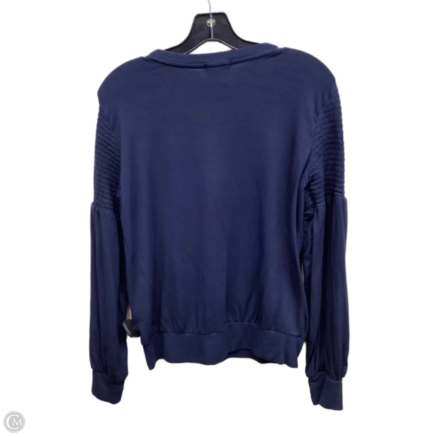 Top Long Sleeve By Clothes Mentor In Navy