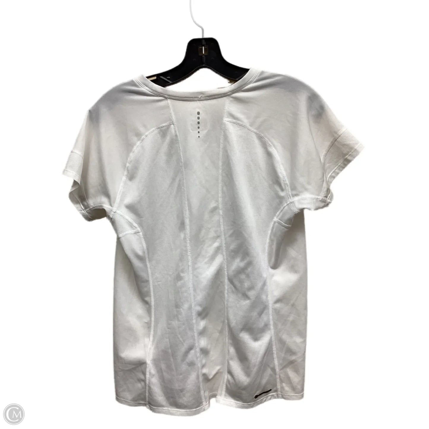 Athletic Top Short Sleeve By The North Face In White, Size: S