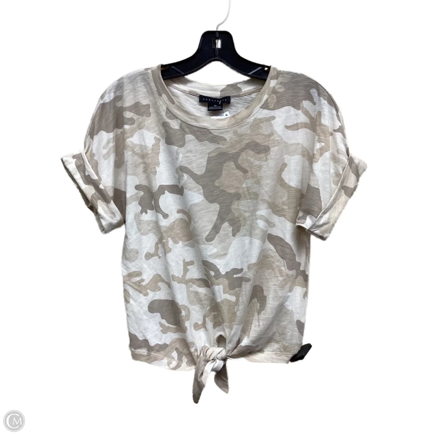 Top Short Sleeve By Sanctuary In Camouflage Print, Size: Xs