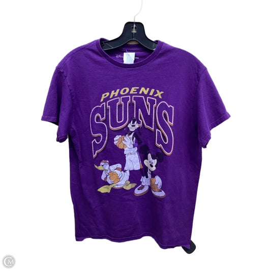 Top Short Sleeve By Junk Food In Purple, Size: M