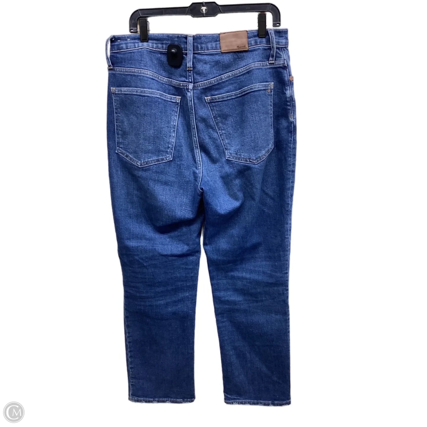 Jeans Straight By Madewell In Blue Denim, Size: 12