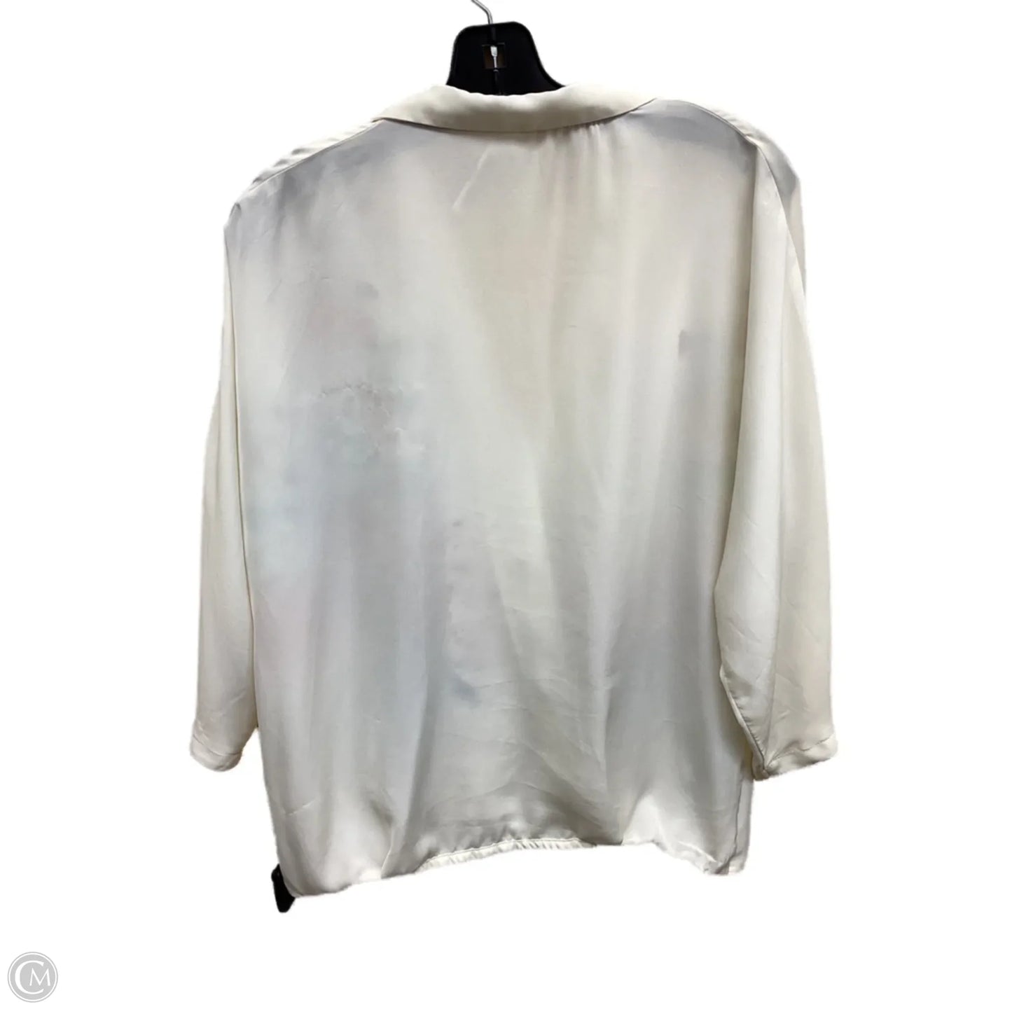 Top Long Sleeve By Zara Basic In Floral Print, Size: M