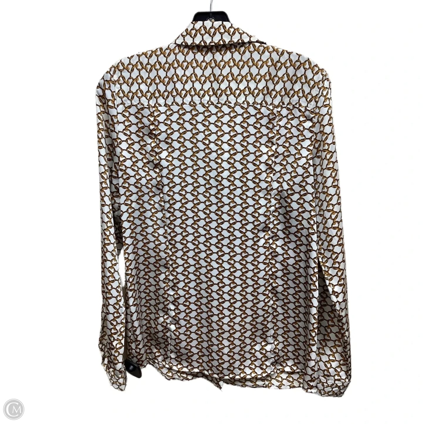 Top Long Sleeve By Michael By Michael Kors In Yellow, Size: M