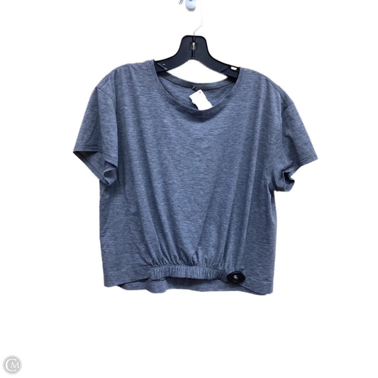 Athletic Top Short Sleeve By Lululemon In Grey