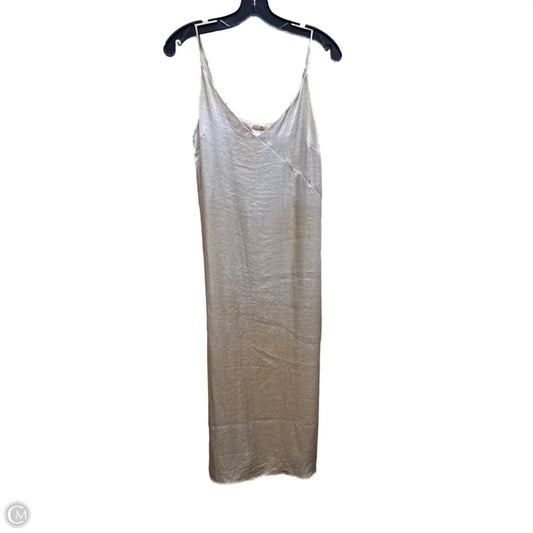Dress Casual Maxi By H&m In Gold, Size: S