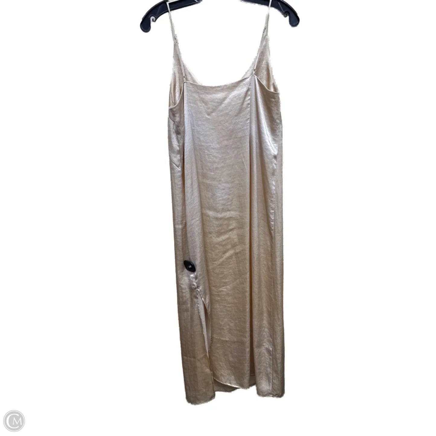 Dress Casual Maxi By H&m In Gold, Size: S