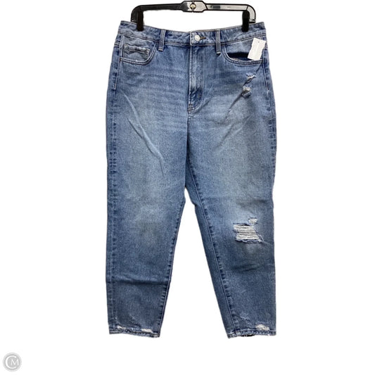 Jeans Straight By Vervet In Blue Denim, Size: 12